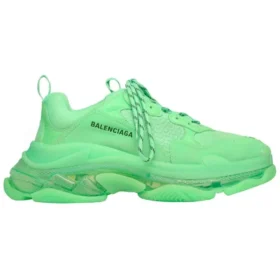 Triple S-sneaker ”Clear Sole – Neon Green” 541624W2CF13801