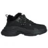 Triple S-sneaker ”Faux Fur Black” 668563W3CQ51000