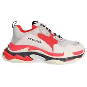 Triple S-Sneaker ”Grey Red” 536737W09OH6495
