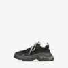 Triple S-sneaker med genomskinlig sula i svart Triple S-sneaker med genomskinlig sula i svart