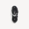 Triple S-sneaker med genomskinlig sula i svart Triple S-sneaker med genomskinlig sula i svart