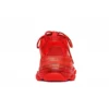 Triple S-sneaker med genomskinlig sula ”Red” 541624W2CE16500
