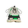 Triple S-sneaker ”White Green Fluo” 536737W09O69063
