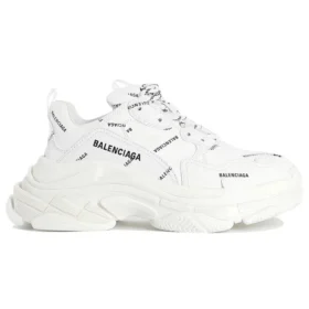 Triple S-sneakers ”All Over Logo – White” 524039W2FA19010