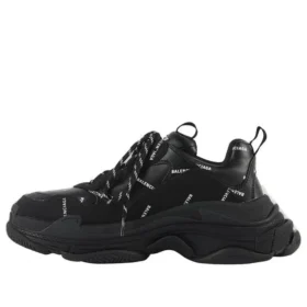 Triple S-sneakers ”Allover Logo – Black” 536737W2FA11090