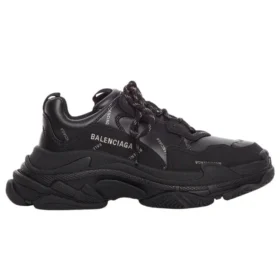 Triple S-Sneakers ”Allover Logo – Black” 536737W2FA21081