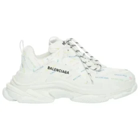 Triple S-Sneakers ”Allover Logo – White Multi” 536737W2FA89083