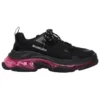 Triple S-sneakers ”Clear Sole – Black Pink Neon” 541624W2FR11053