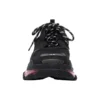 Triple S-sneakers ”Clear Sole – Black Pink Neon” 541624W2FR11053
