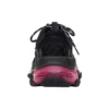 Triple S-sneakers ”Clear Sole – Black Pink Neon” 541624W2FR11053