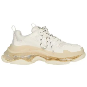 Triple S-Sneakers ”Clear Sole – Eggshell” 544351W2GA19100