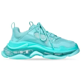Triple S-Sneakers ”Clear Sole Turquoise” 541624W2GA14590
