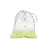 Triple S-sneakers ”Clear Sole – vit fluogul” 541624W2FR19073