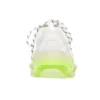 Triple S-sneakers ”Clear Sole – vit fluogul” 541624W2FR19073