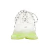 Triple S-sneakers ”Clear Sole – vit och fluorescerande gul” 544351W2FR19073