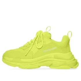 Triple S Sneakers ”Fluo Yellow” 654251-W2CA5-7590