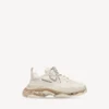 Triple S-sneakers för herr med genomskinlig sula  i vitt