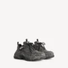 Triple S-sneakers i canvas för herr i svart