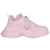 Triple S-sneakers i fuskpäls ”Pink” 668562W3CQ55000