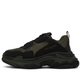 Triple S-Sneakers ”Olive Green Black” 536737W2FW24010
