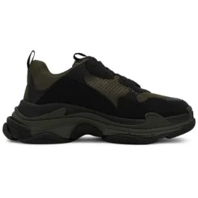 Triple S-Sneakers ”Olive Green Black” 536737W2FW24010