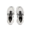 Triple S-Sneakers ”Svart, vitt och silver, dubbelt skum och mesh” 536737W2FWM8191