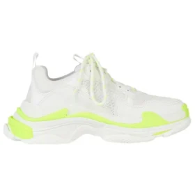 Triple S-Sneakers ”Vit fluorescerande gul” 524039W2CA37390