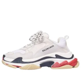 Triple S-Sneakers ”White Black Red” 533882W09E19000