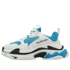 Triple S-Sneakers ”White Carib Blue” 536737W2FW59941
