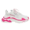 Triple S-Sneakers ”White Fluo Pink” 536737W2CA35390