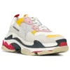 Triple S Sneakers ”White Yellow” 517335W09O59035