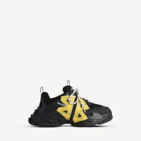 Triple S Tape Type Sneakers för dam i svart/gult