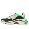Triple S-sneaker ”White Green Fluo” 536737W09O69063