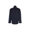 Tröja med hög hals i borstad bomull och klotterlogotyp ”Navy” 625935T31828065