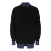 Tröja med lager-på-lager-design ”Black” 675268T32151000