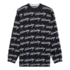 Tröja med logo över hela ”Black” 625984T31841070