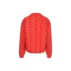 Tröja med rund hals och logo över hela plagget ”Red White” 702952T32336090