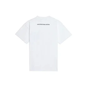 Tryckt kortärmad vit 612965TJVL59040