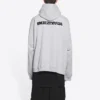Turn-luvtröja i vid passform ”Heather Grey Black” 674986TLVB41167