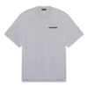 Turn Slit T-shirt ”Grey Black” 675016TLVB31167
