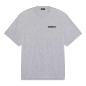 Turn Slit T-shirt ”Grey Black” 675016TLVB31167