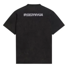 Turn Slit T-shirt ”Washed Black” 675016TLVB39034