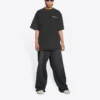 Turn Slit T-shirt ”Washed Black” 675016TLVB39034