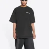 Turn Slit T-shirt ”Washed Black” 675016TLVB39034