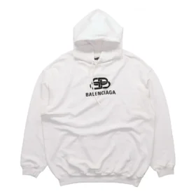 Unisex BB-tryckt fleece, vit 570811TEV199044