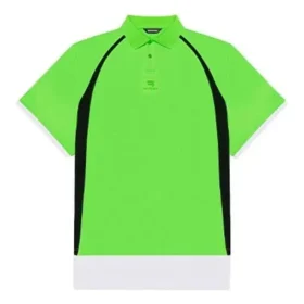 Unisex FW21 broderad pikétröja, grön 661507TKVA53007