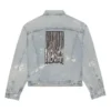 Unisex FW21-Denim-jackor med logotyp, blå 664329TBP488961