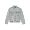 Unisex FW21-Denim-jackor med logotyp, blå 664329TBP488961