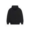 Unisex FW21 Fleece med logotryck, långärmad, med huva, svart 600583TKVI81070