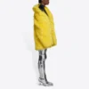 Unisex FW21 jackor i fuskpäls, gul 663000TKQ077200